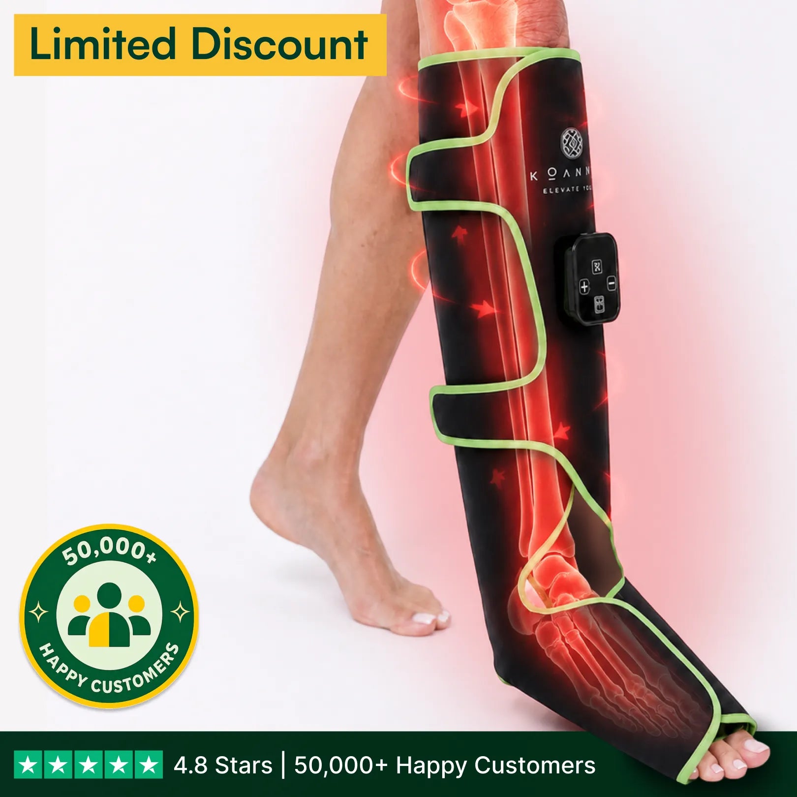 Koanna® LumaBoot™ for Burning Feet & Stiff Legs