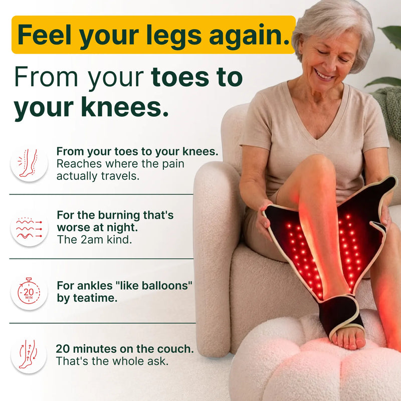 Koanna® LumaBoot™ for Burning Feet & Stiff Legs