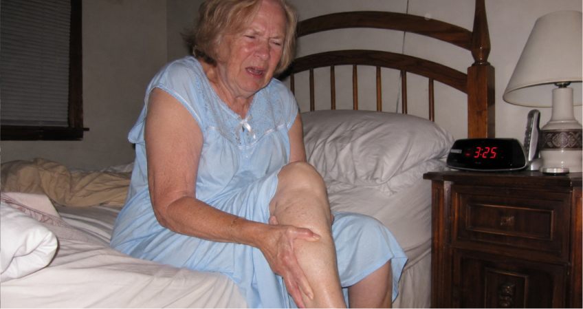 Blood pooling in feet and ankles